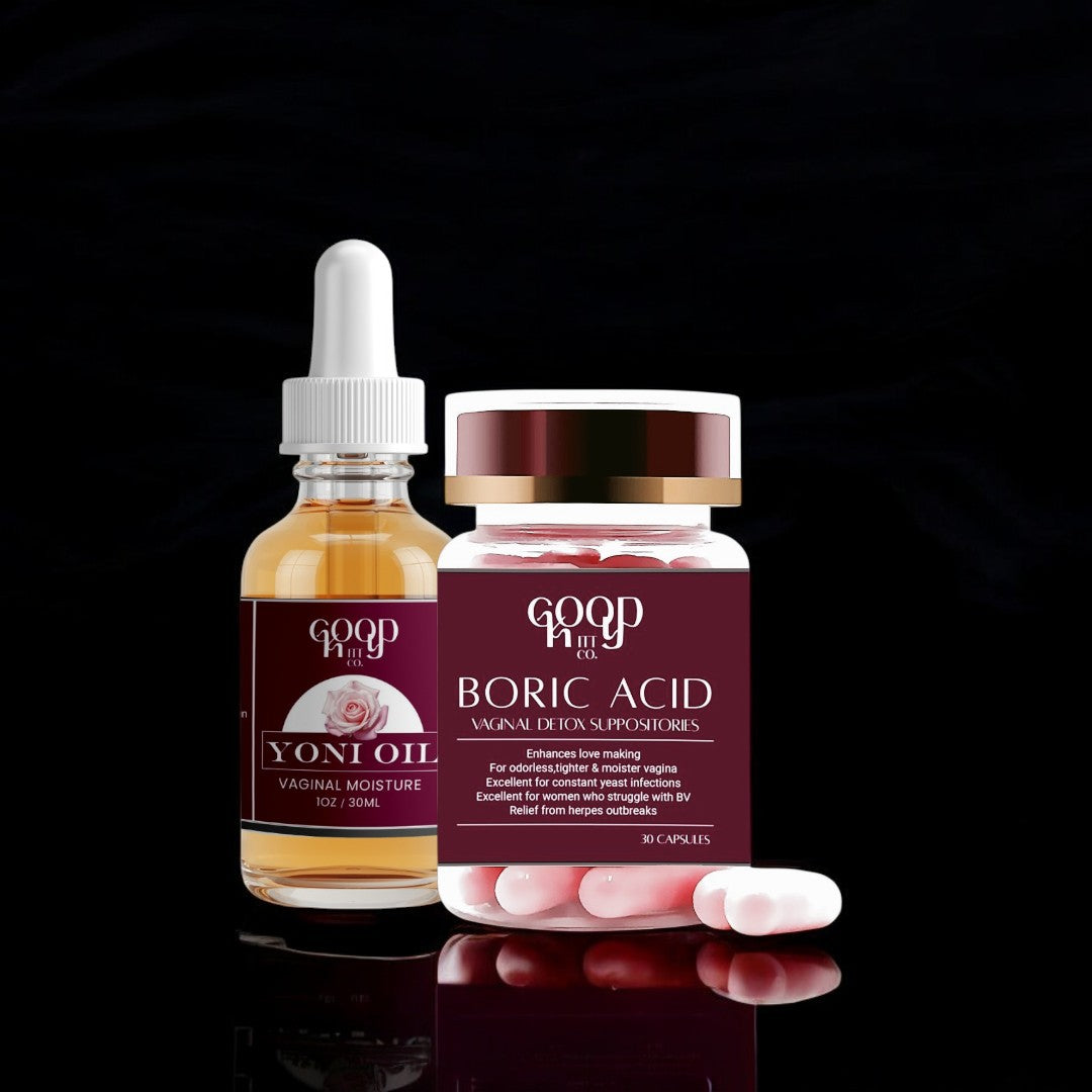 Boric Suppository + Yoni Oil Bundle