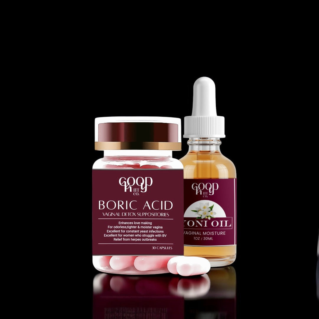 Boric Suppository + Yoni Oil Bundle