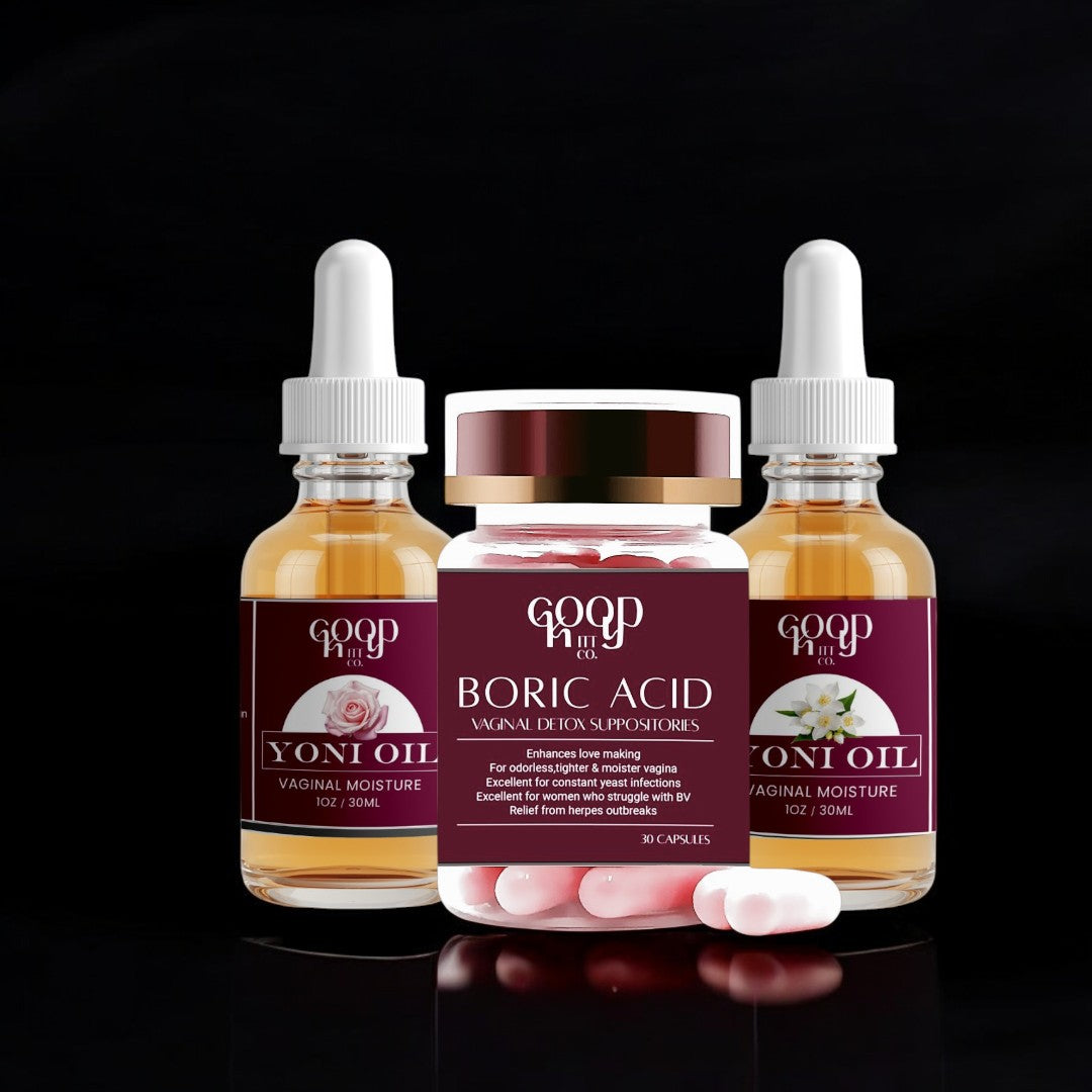 Boric Suppository + Yoni Oil Bundle